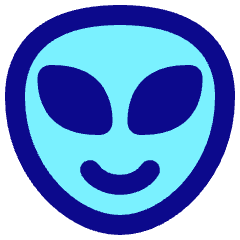 Alien Icon from Plump Pop Set