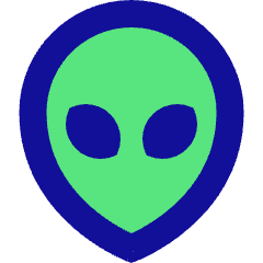 Alien Icon from Sharp Pop Set