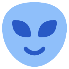 Alien Icon from Plump Flat Set