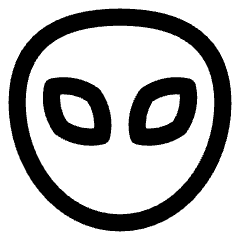 Alien Icon from Core Line Set