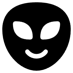 Alien Icon from Plump Solid Set