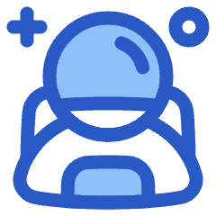 Astronaut Icon from Plump Duo Set