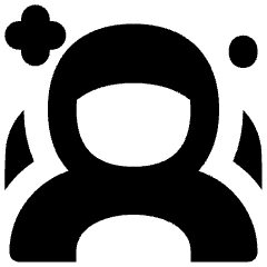 Astronaut Icon from Flex Solid Set