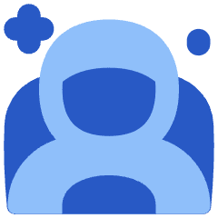 Astronaut Icon from Flex Flat Set