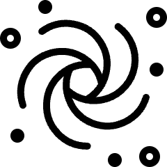 Astronomy Blackhole 3 Icon from Ultimate Light Set