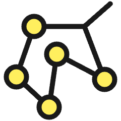 Astronomy Constellation Icon from Ultimate Colors Set