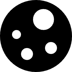 Astronomy Moon Icon from Nova Solid Set