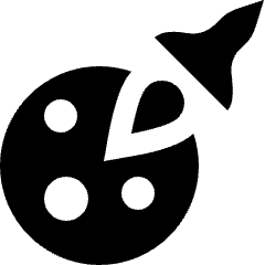 Astronomy Moon Landing Icon from Nova Solid Set