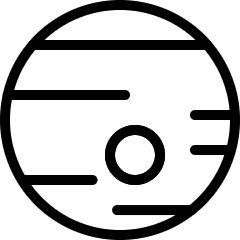 Astronomy Planet Jupiter Icon from Ultimate Light Set