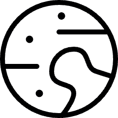 Astronomy Planet Pluto 2 Icon from Ultimate Light Set