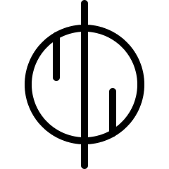 Astronomy Planet Uranus Icon from Ultimate Light Set