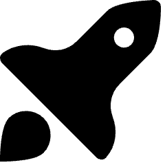 Astronomy Rocket 1 Icon from Nova Solid Set
