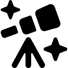 Astronomy Telescope Stars Icon from Ultimate Bold Set