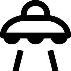 Astronomy Ufo Icon from Nova Line Set