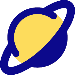Planet Icon from Core Pop Set
