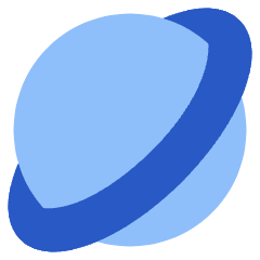 Planet Icon from Plump Flat Set