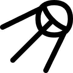 Satellite Icon from Flex Line Set