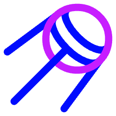 Satellite Icon from Plump Neon Set