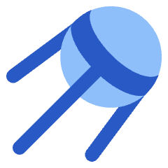 Satellite Icon from Plump Flat Set