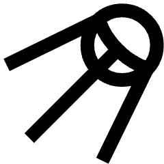 Satellite Icon from Sharp Line Set