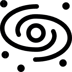 Space Galaxy Icon from Ultimate Regular Set