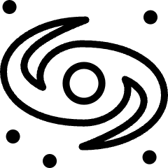 Space Galaxy Icon from Ultimate Light Set