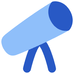 Telescope Icon from Flex Flat Set