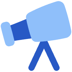 Telescope Icon from Plump Flat Set