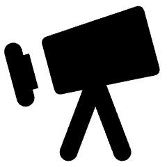 Telescope Icon from Core Solid Set