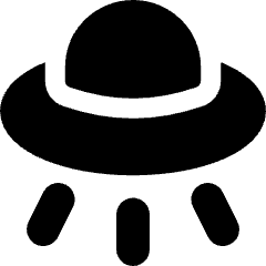 Ufo Icon from Micro Solid Set