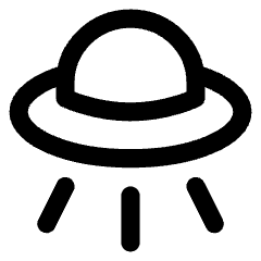 Ufo Icon from Core Line Set