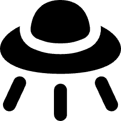 Ufo Icon from Flex Solid Set