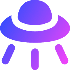 Ufo Icon from Flex Gradient Set