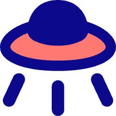 Ufo Icon from Flex Pop Set