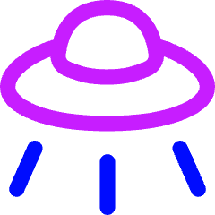 Ufo Icon from Flex Neon Set