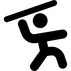 Athletics Javelin Throwing Icon from Ultimate Bold Set