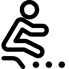 Athletics Long Jumping Icon from Ultimate Regular Set