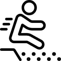 Athletics Long Jumping Icon from Ultimate Light Set