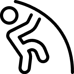 Athletics Pole Vault Icon from Ultimate Light Set