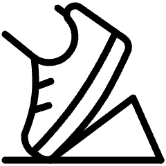 Running Ready Starting Block Icon from Ultimate Light Set