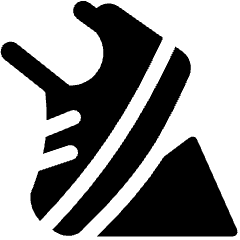 Running Ready Starting Block Icon from Ultimate Bold Set