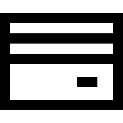 Credit Card 1 Icon from Sharp Line Set