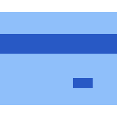 Credit Card 1 Icon from Sharp Flat Set