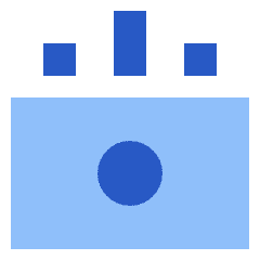 Credit Card 3 Icon from Sharp Flat Set