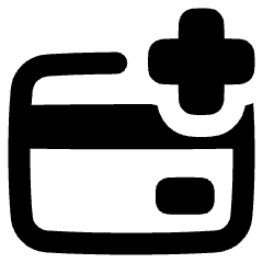 Credit Card Add Icon from Plump Remix Set