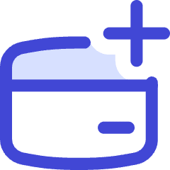 Credit Card Add Icon from Flex Duo Set