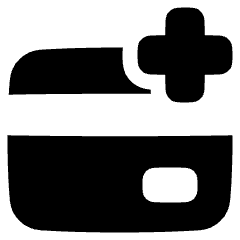 Credit Card Add Icon from Plump Solid Set