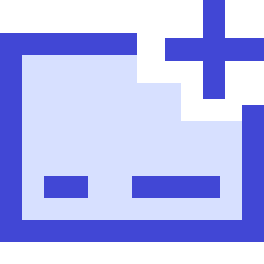 Credit Card Add Icon from Sharp Duo Set