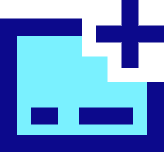 Credit Card Add Icon from Sharp Pop Set