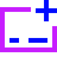 Credit Card Add Icon from Sharp Neon Set
